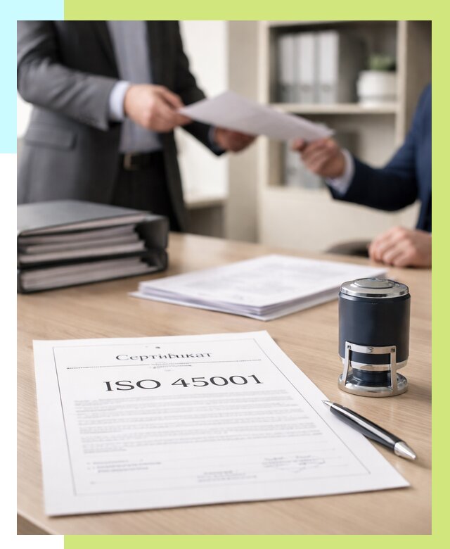 Сертификат ISO 45001 в Армавире под ключ от 45590 р. | Сертэкс
